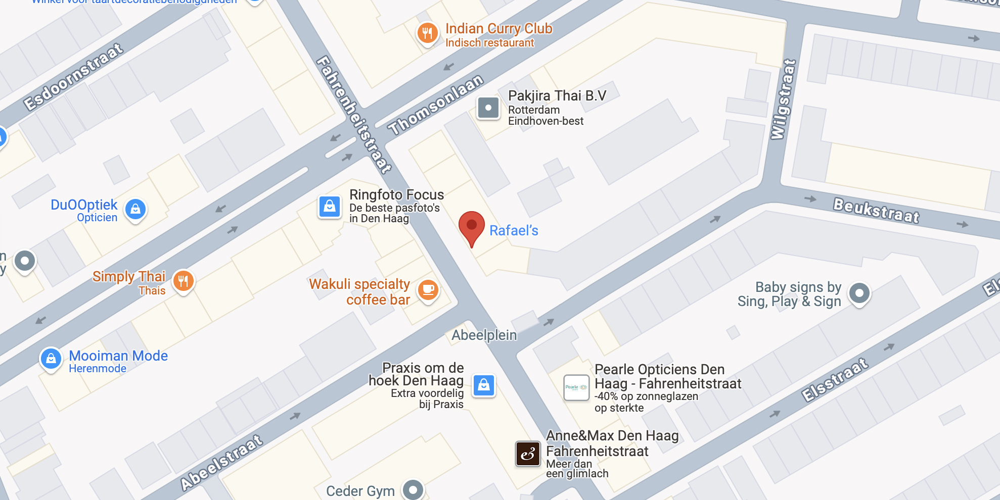 Map naar Rafaels